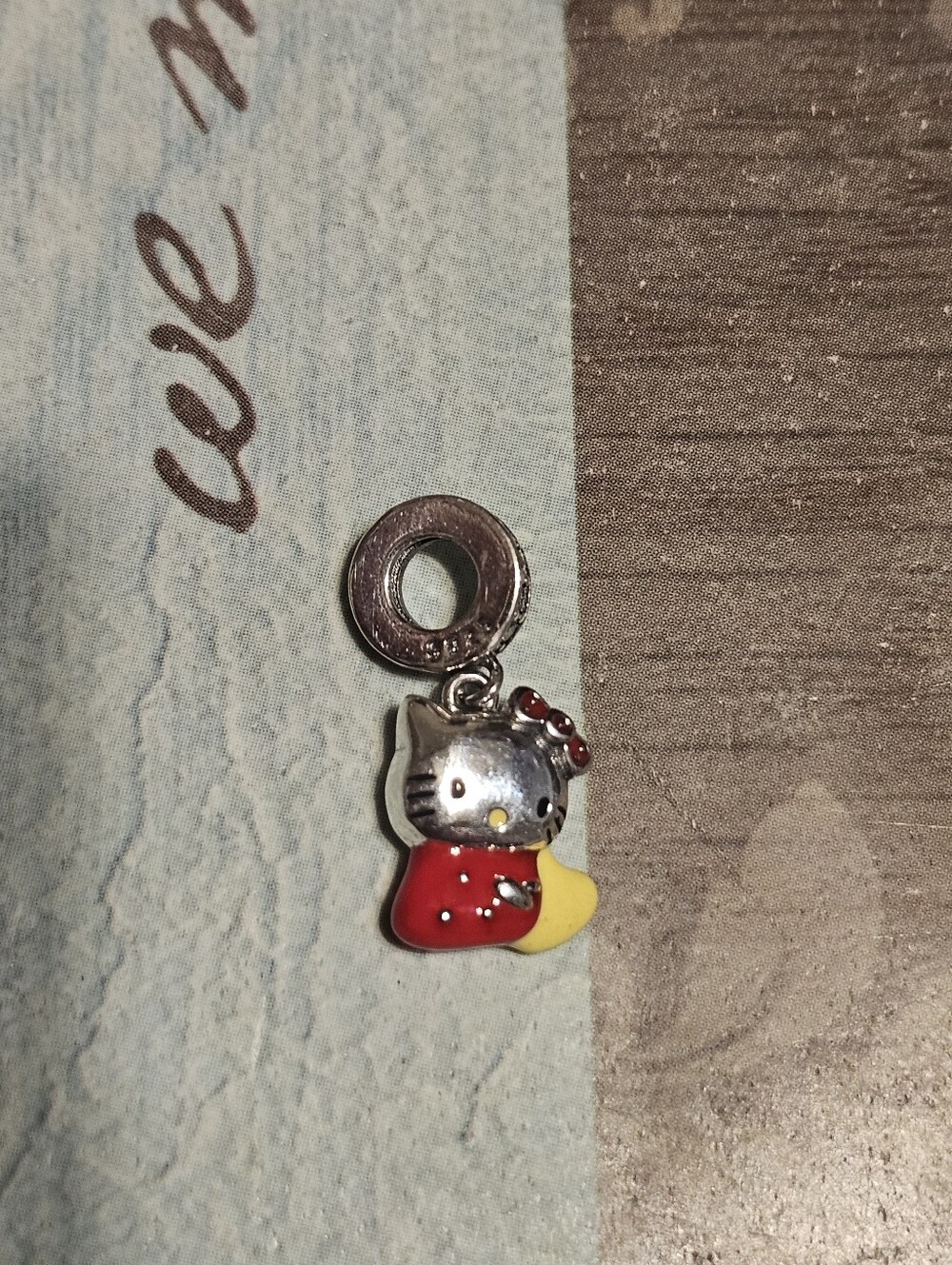 Sterling Silver 925 Hello Kitty Charm Pendant